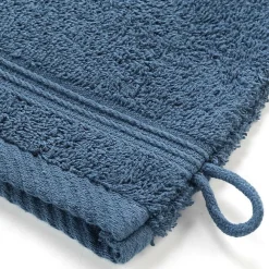Douceur D'Intérieur 2 gants de toilette 15 x 21 cm eponge unie tendresse Saphir