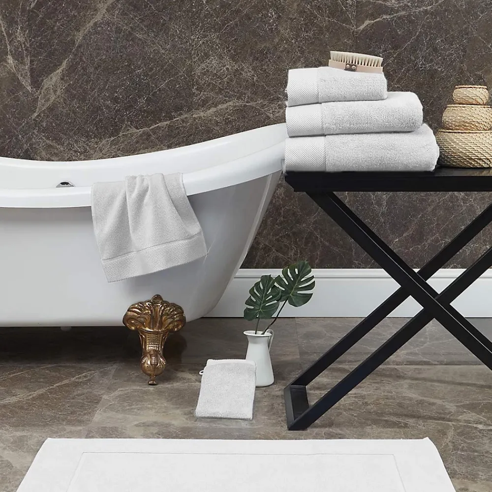 Sensei Maison 3 gants de toilette Zéro Twist 560 g/m² Blanc 16x22 cm SENSOFT
