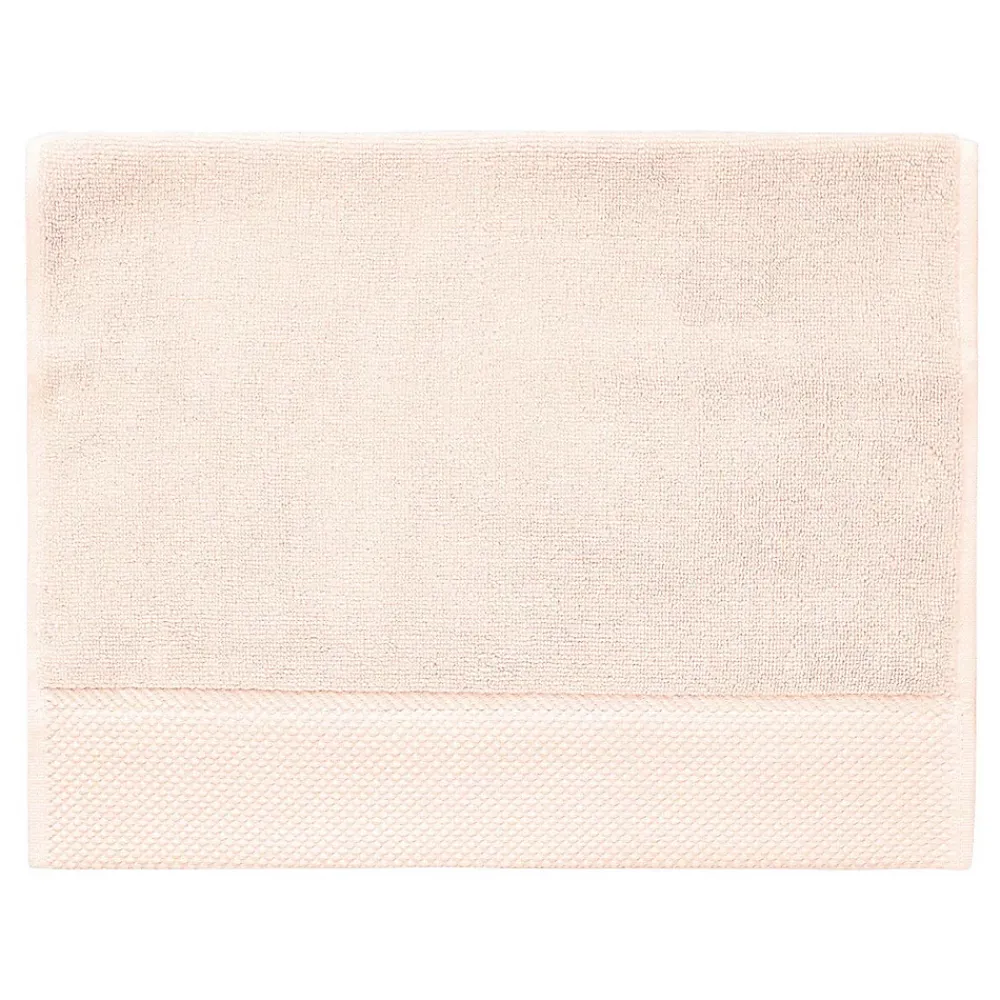 Serviette De Toilette|Sensei Maison 3 grandes serviettes invité Zéro Twist 560 g/m² Poudre 40x60 cm SENSOFT