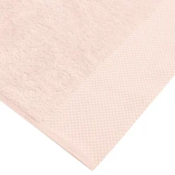 Serviette De Toilette|Sensei Maison 3 grandes serviettes invité Zéro Twist 560 g/m² Poudre 40x60 cm SENSOFT