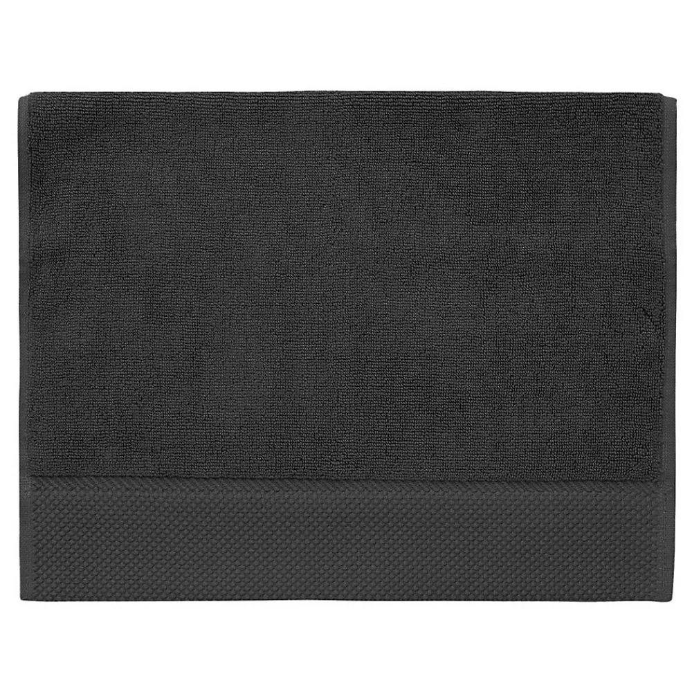 Sensei Maison 3 grandes serviettes invité Zéro Twist 560 g/m² Noir 40x60 cm SENSOFT