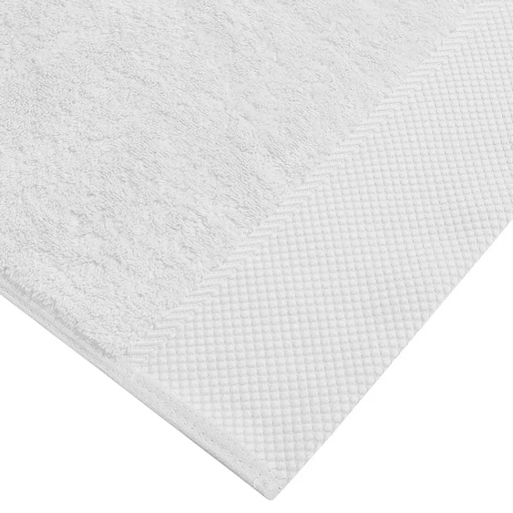 Sensei Maison 3 grandes serviettes invité Zéro Twist 560 g/m² Blanc 40x60 cm SENSOFT