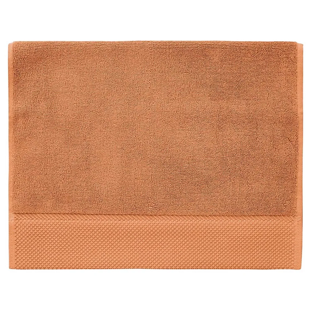 Sensei Maison 3 grandes serviettes invité Zéro Twist 560 g/m² Brique 40x60 cm SENSOFT