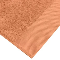 Sensei Maison 3 grandes serviettes invité Zéro Twist 560 g/m² Brique 40x60 cm SENSOFT