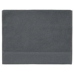 Serviette De Toilette|Sensei Maison 3 grandes serviettes invité Zéro Twist 560 g/m² Ardoise 40x60 cm SENSOFT