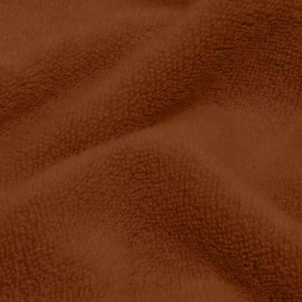 Serviette De Toilette|Sensei Maison 3 grandes serviettes invité Zéro Twist 560 g/m² Auburn 40x60 cm SENSOFT