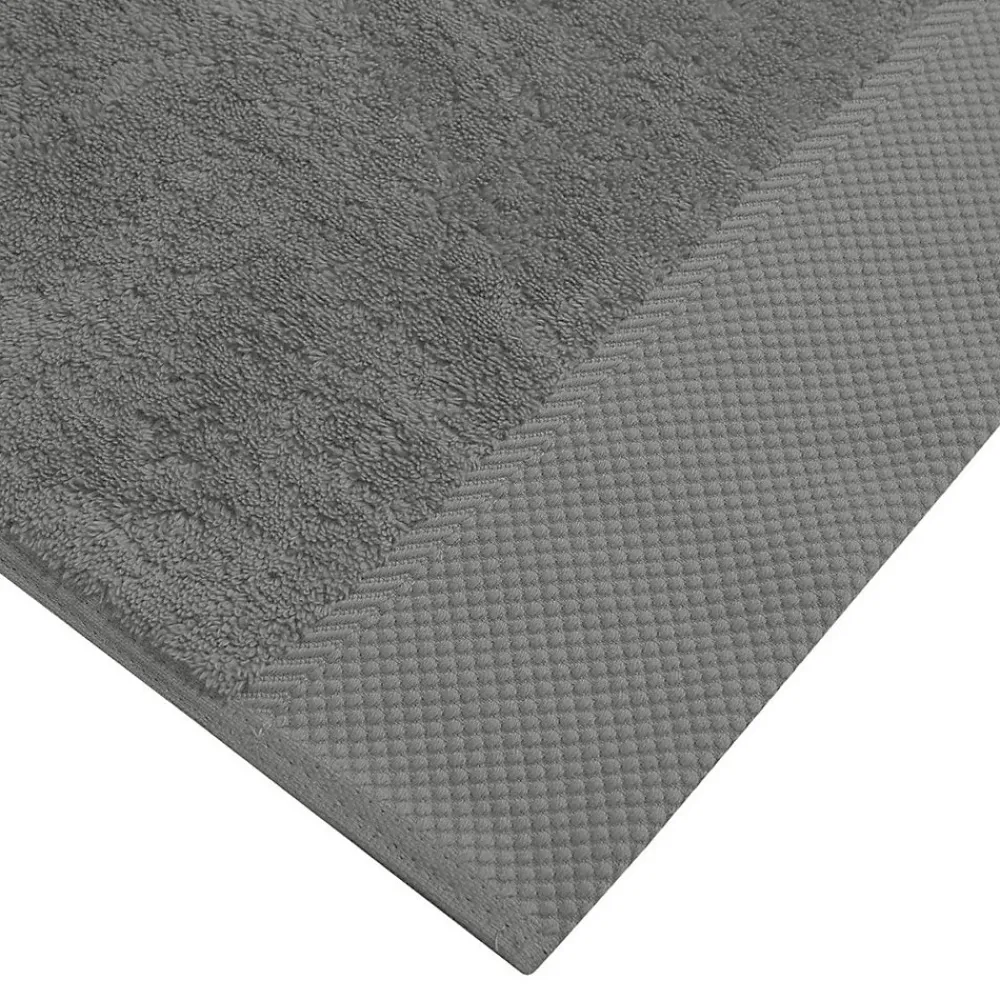 Sensei Maison 3 grandes serviettes invité Zéro Twist 560 g/m² Anthracite 40x60 cm SENSOFT
