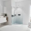 Schulte 2 panneaux muraux de salle de bains l.90+90 x H.210 cm, décor zen et eau, DécoDesign