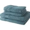 Todays Tools 2 Serviettes de bain TODAY 50x90 + 2 Draps de bain 70x130 cm 100% Coton - Paon