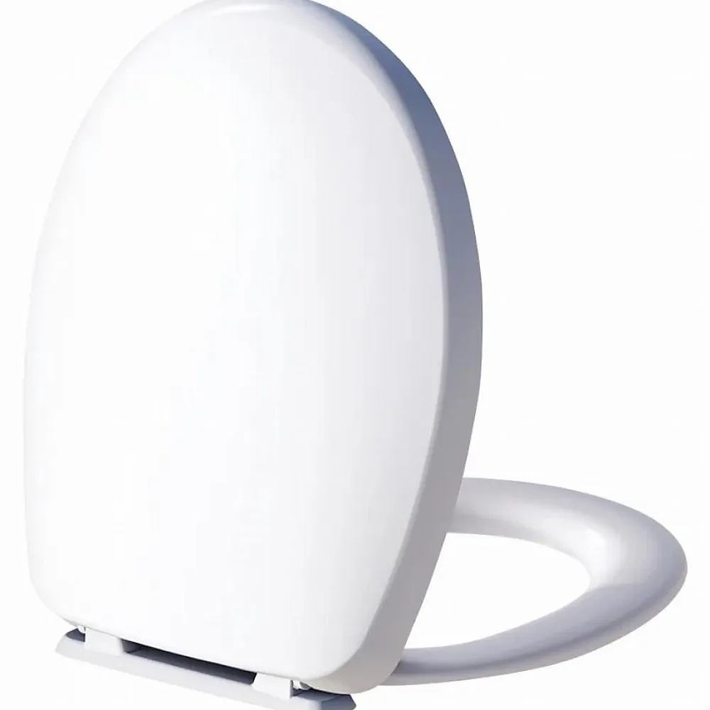 Abattant Wc|Generique Abattant - Dubourgel - Orly 2 - Blanc - Polypropylène incassable - Fixation rapide