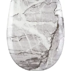 Olfa Abattant déclipsable au style marbré (38x49.5 cm - Gris clair)