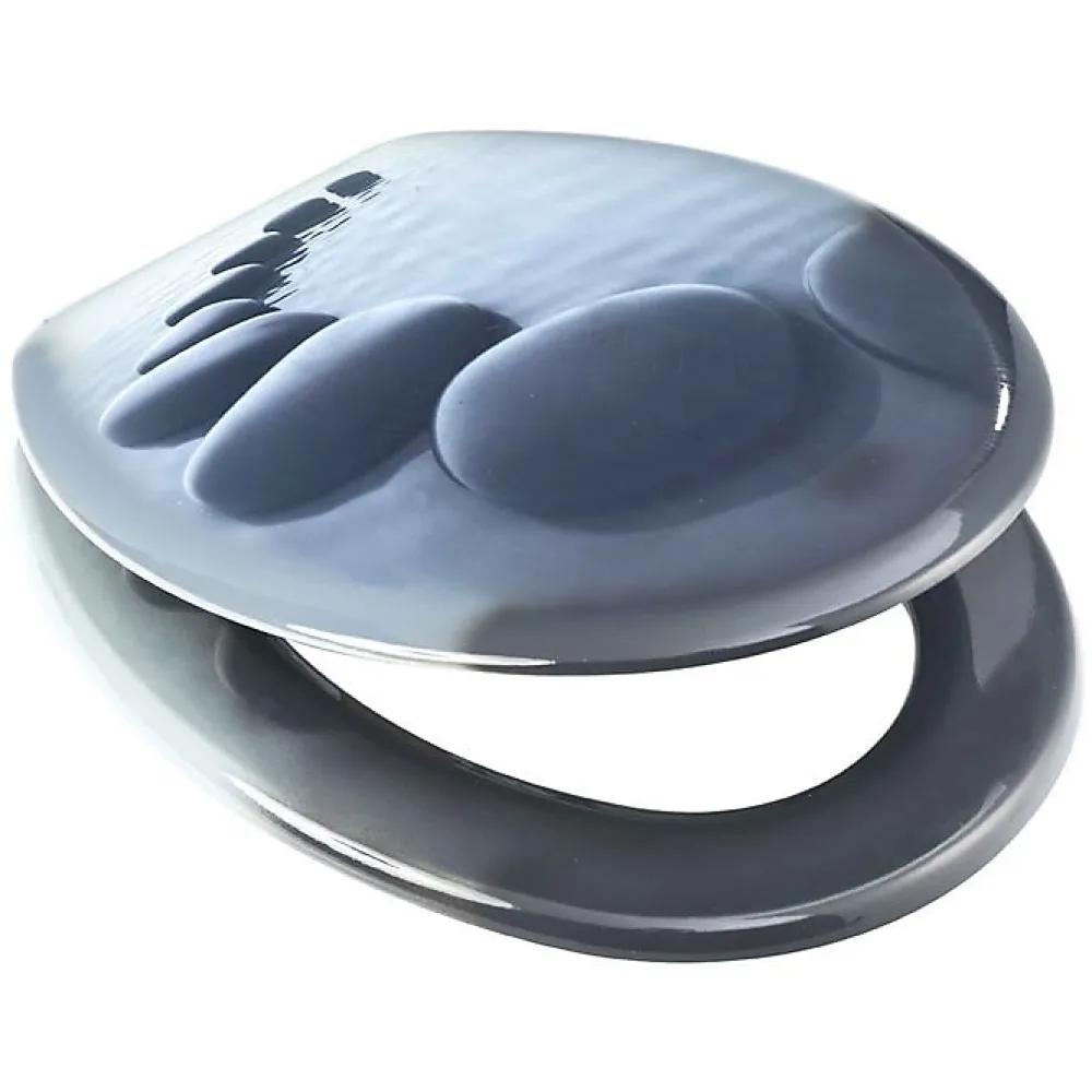 Abattant Wc|MSV Abattant de wc modele chemin de galets