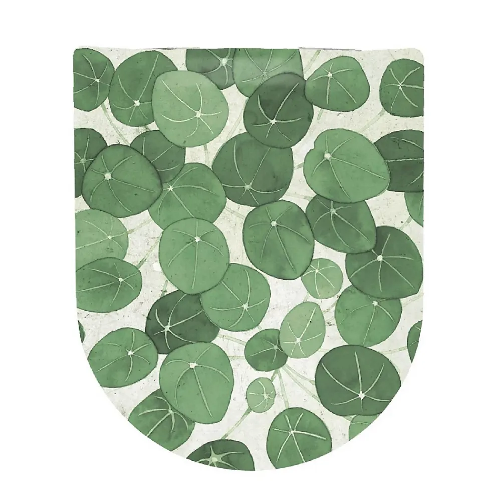 Olfa Abattant easy clip avec descente assistée feuilles de Piléa (49.5x38 cm - Blanc)