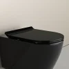 Bernstein Abattant lunette WC, Cuvette toilettes avec charnières acier - 44,5x35,8cm - U2019