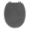 Abattant Wc|Douceur D'Intérieur Abattant wc - Effet béton (46x37 cm - Gris)
