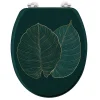 Abattant Wc|Douceur D'Intérieur Abattant WC 37.5 x 46 cm en MDF imprimé Jade