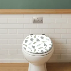 Abattant Wc|Levasseur Abattant WC avec frein de chute, coloris vert, Garden