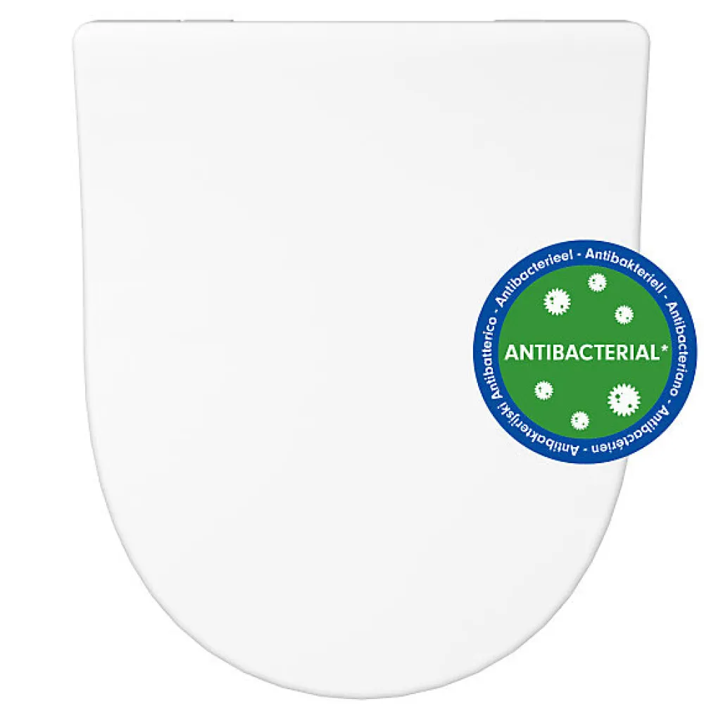 Bemis Abattant WC blanc brillant D-Shape