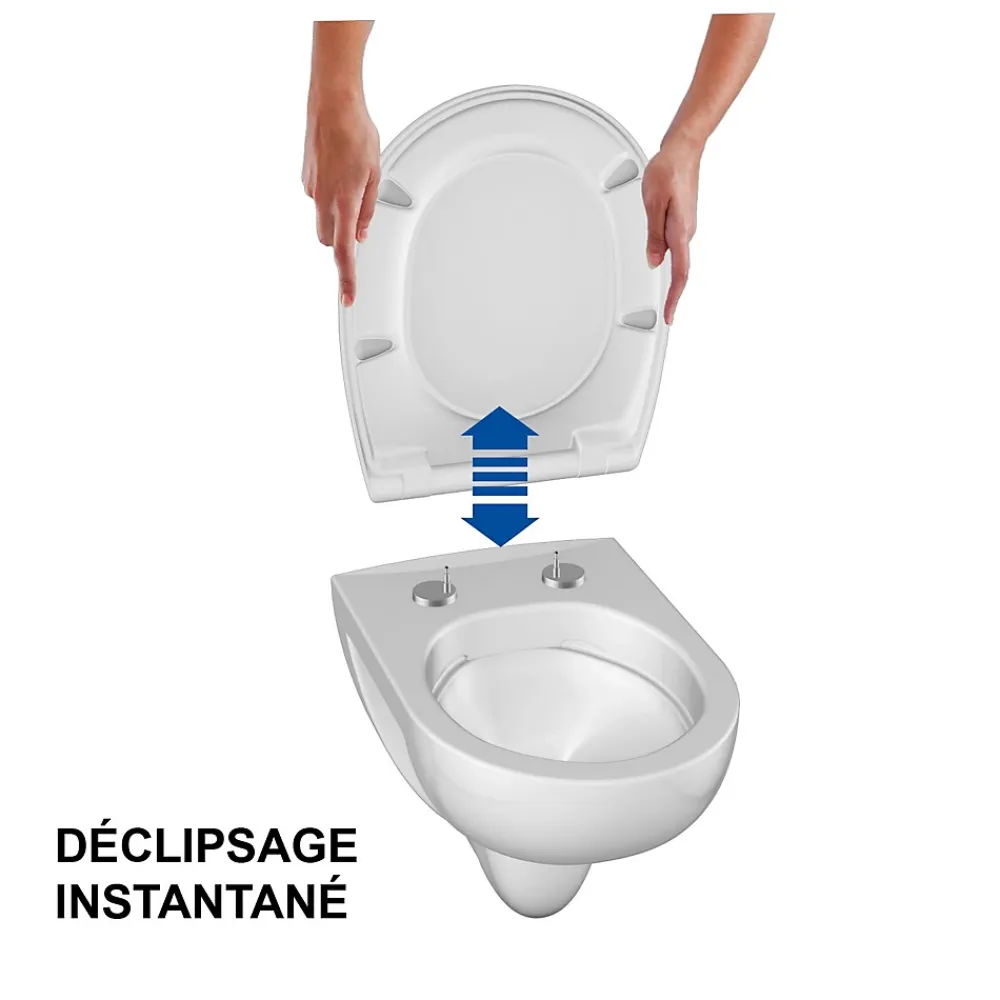 Bemis Abattant WC blanc brillant Classic