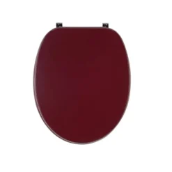 Kiamami Valentina Abattant Wc Bordeaux Mat En Mdf Compatibilité Universelle