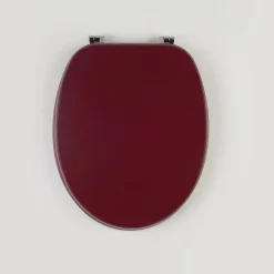 Kiamami Valentina Abattant Wc Bordeaux Mat En Mdf Compatibilité Universelle