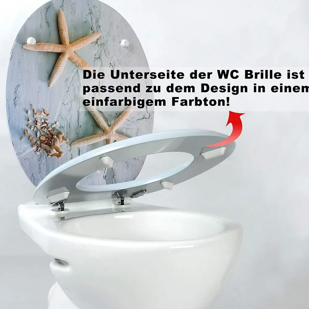 Abattant Wc|Helloshop26 Abattant WC charnière à fermeture lente bois