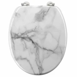 Abattant Wc|Douceur D'Intérieur Abattant WC charnières métal imprimé MARBRE
