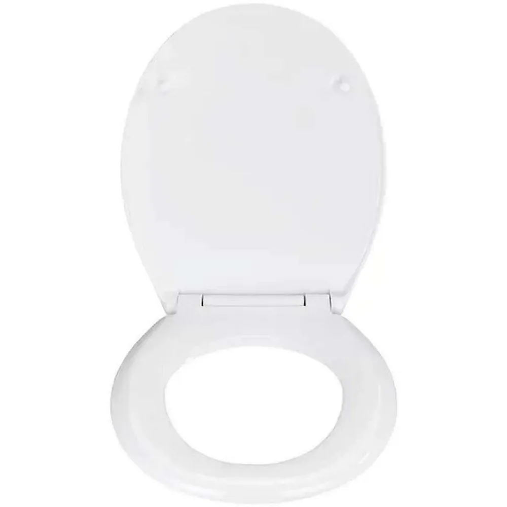 Wenko Abattant WC Chaton - Bois - Blanc et orange