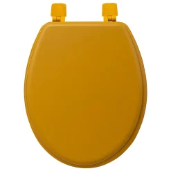 5Five Abattant WC coloris jaune moutarde à fermeture standard, Colors