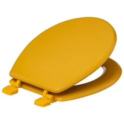 5Five Abattant WC coloris jaune moutarde à fermeture standard, Colors
