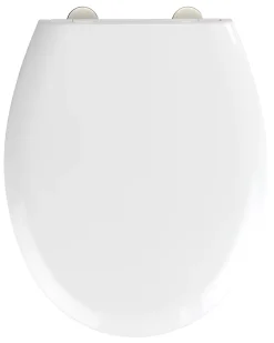 Abattant Wc| Abattant WC déclipsable blanc avec frein de chute, Rieti