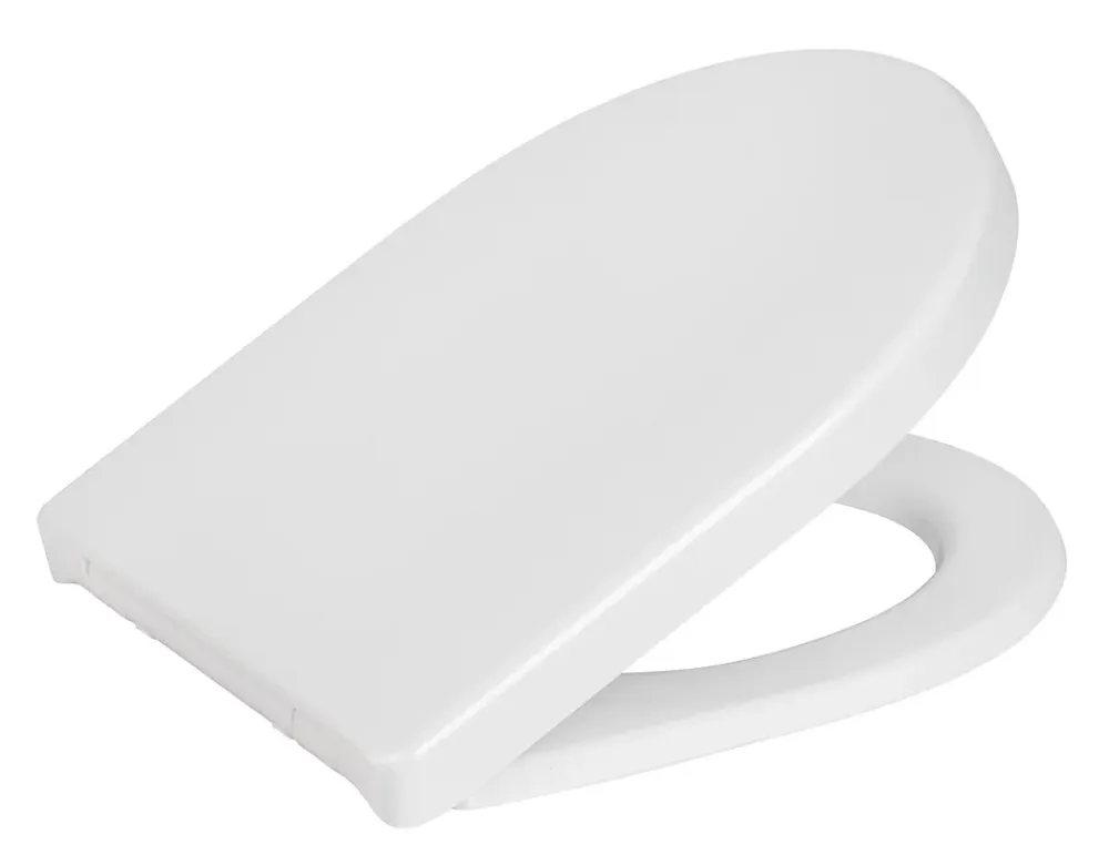Abattant Wc| Abattant WC déclipsable blanc avec frein de chute Sindia