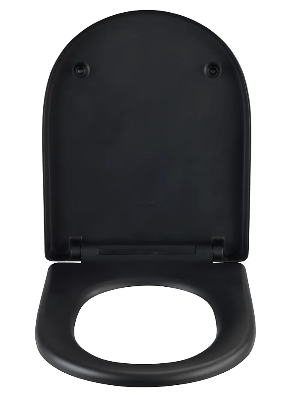 Abattant WC déclipsable noir avec frein de chute Exclusive