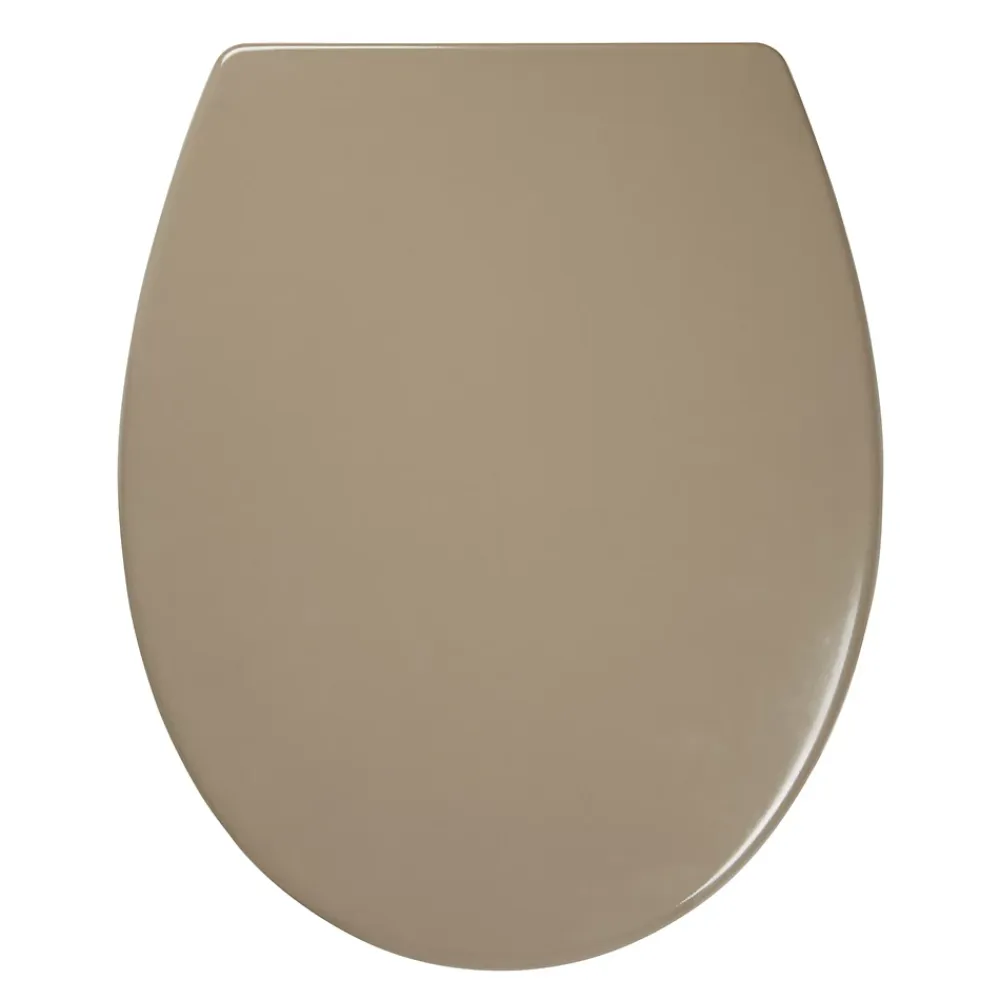 Abattant Wc|GoodHome Abattant WC Diani avec frein de chute taupe