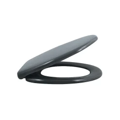 Spirella Abattant wc EASY CLIP Thermo Dur Gris Charnières Inox