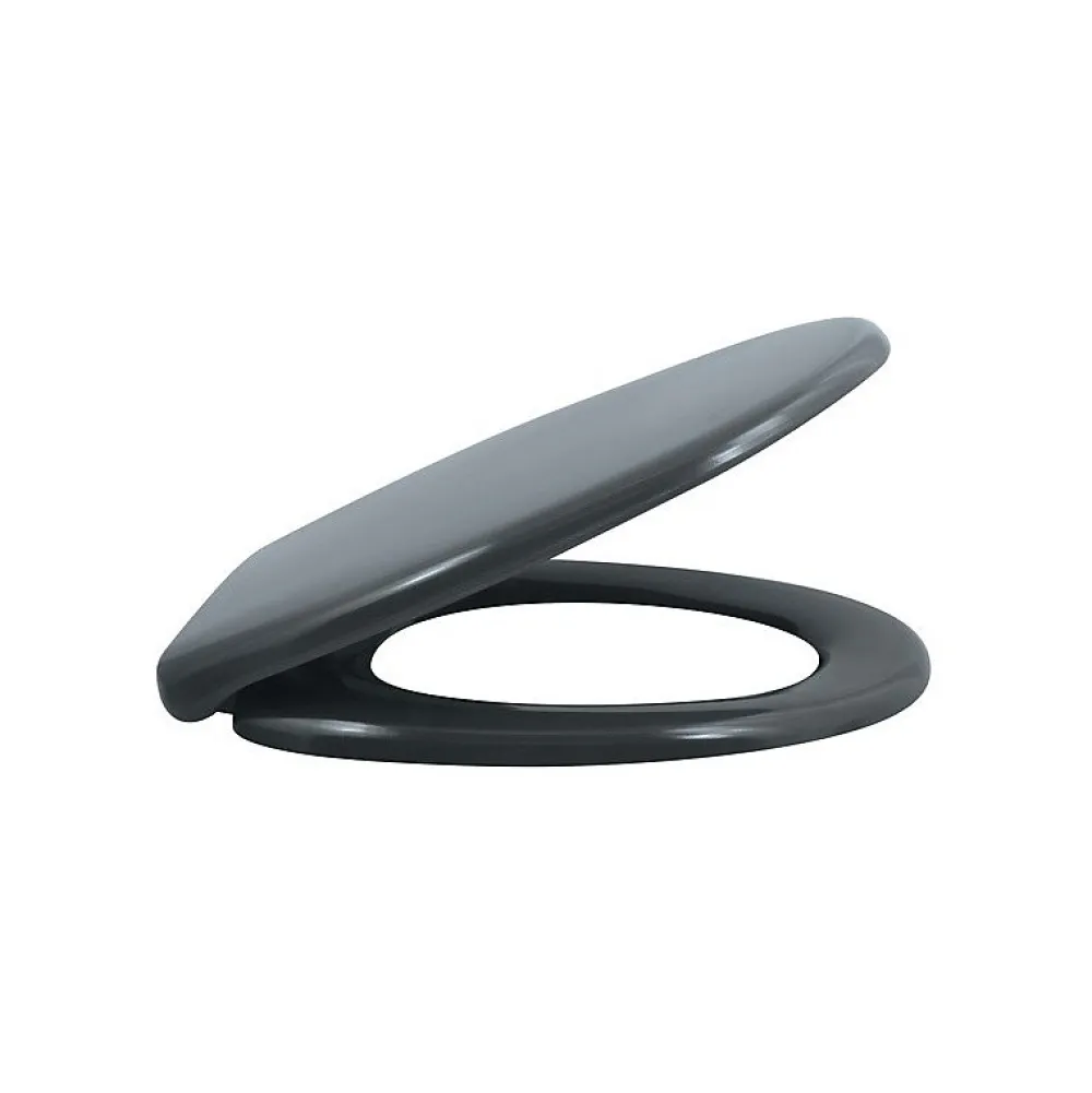 Spirella Abattant wc EASY CLIP Thermo Dur Gris Charnières Inox