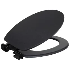 Abattant Wc|5Five Abattant WC effet ardoise à fermeture ralentie, Onyx