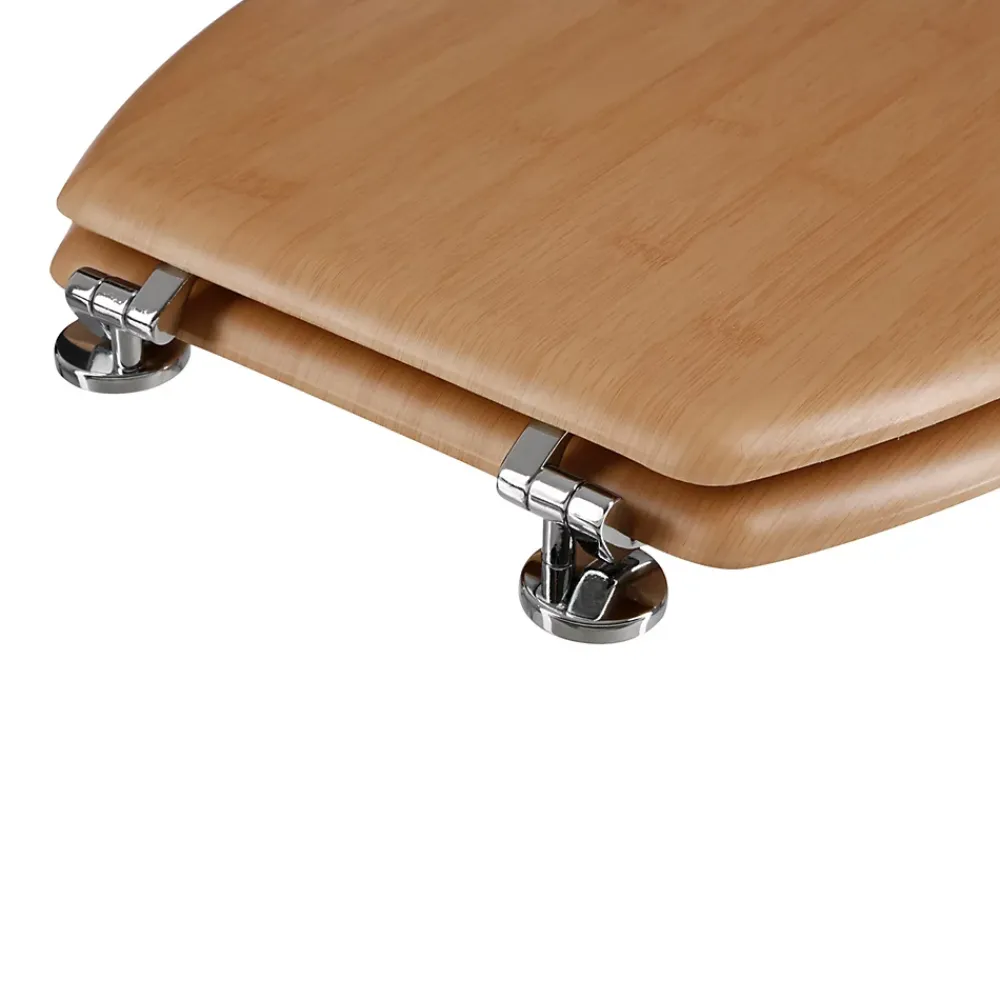 Abattant Wc|5Five Abattant WC effet bambou à fermeture standard,