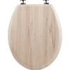 Abattant Wc|5Five Abattant WC effet bois clair à fermeture standard,