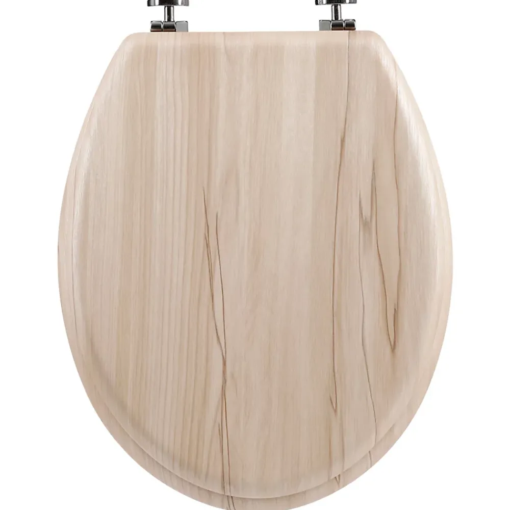 Abattant Wc|5Five Abattant WC effet bois clair à fermeture standard,