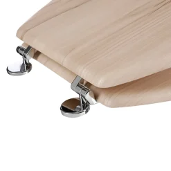 Abattant Wc|5Five Abattant WC effet bois clair à fermeture standard,