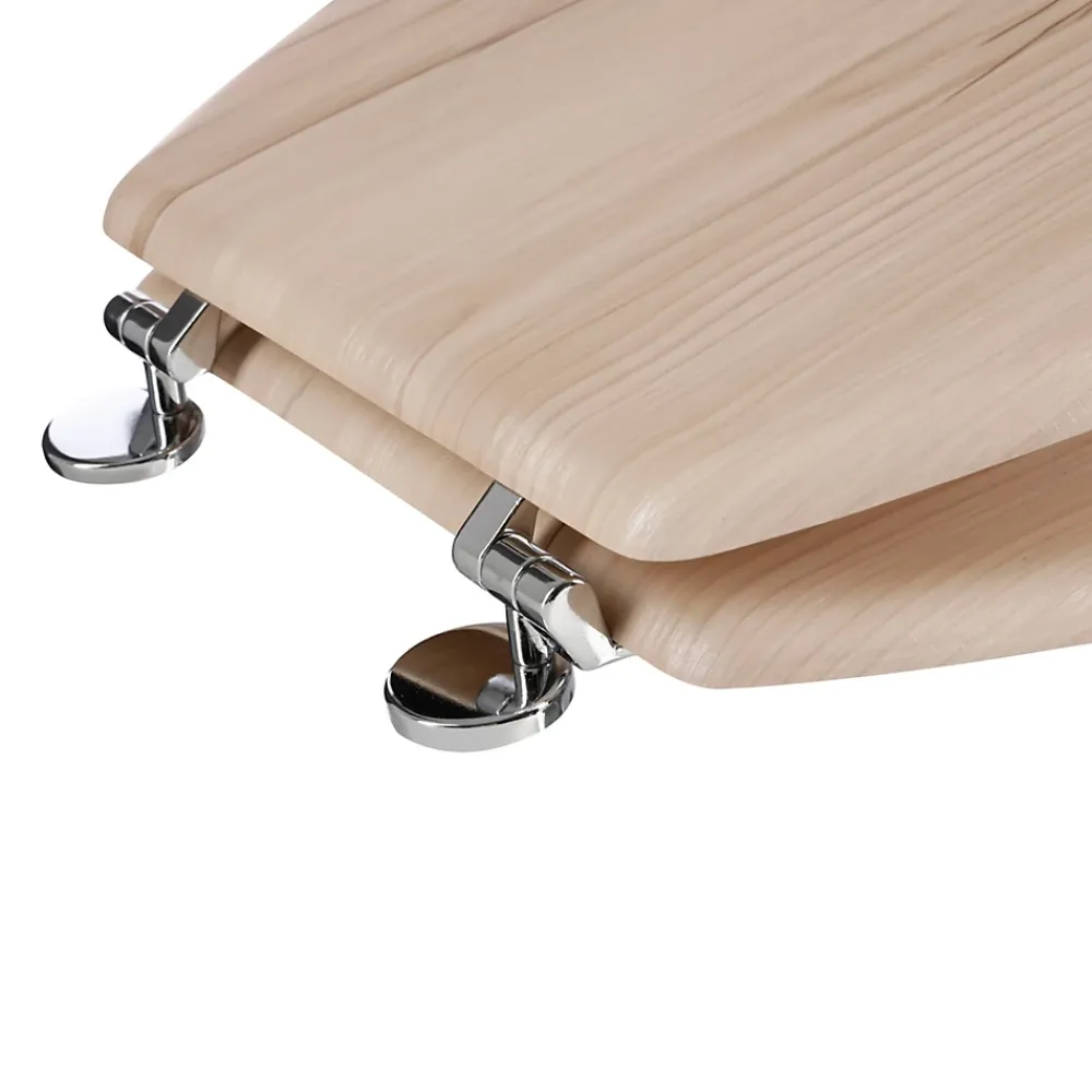 Abattant Wc|5Five Abattant WC effet bois clair à fermeture standard,