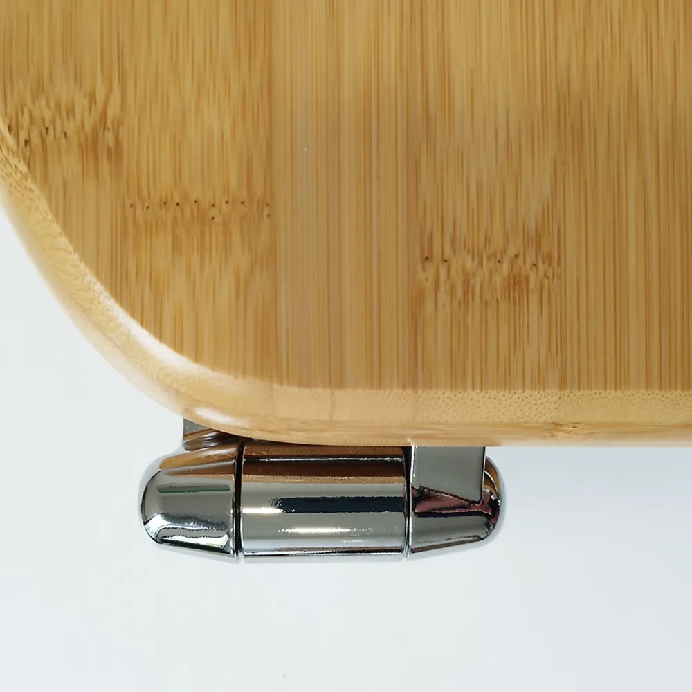 GoodHome Abattant WC en bambou avec frein de chute, Cervia