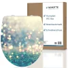Abattant Wc|Schütte Abattant WC en duroplast gloss MAGIC LIGHT avec frein de chute Turquoise