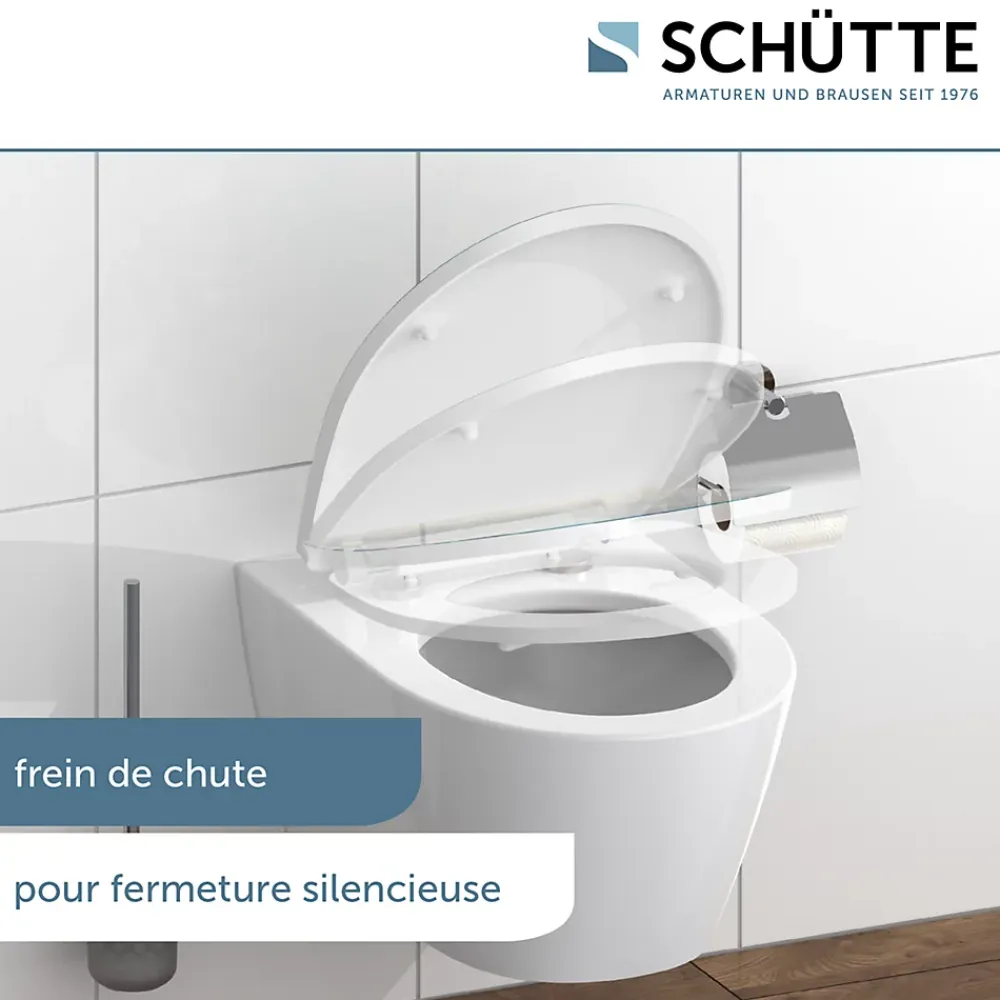 Abattant Wc|Schütte Abattant WC en duroplast gloss MAGIC LIGHT avec frein de chute Turquoise