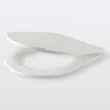 GoodHome Abattant WC Cavally en duraplast coloris blanc avec frein de chute