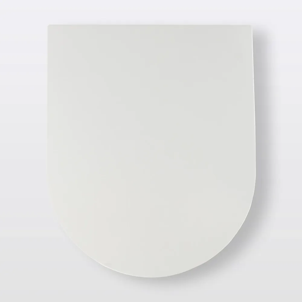 GoodHome Abattant WC Cavally en duraplast coloris blanc avec frein de chute