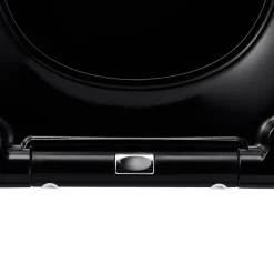 GoodHome Abattant WC Diani coloris noir en duraplast avec frein de chute