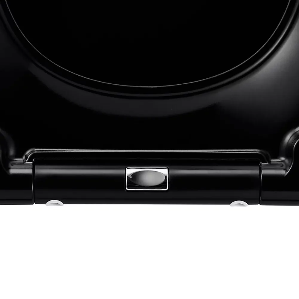 GoodHome Abattant WC Diani coloris noir en duraplast avec frein de chute