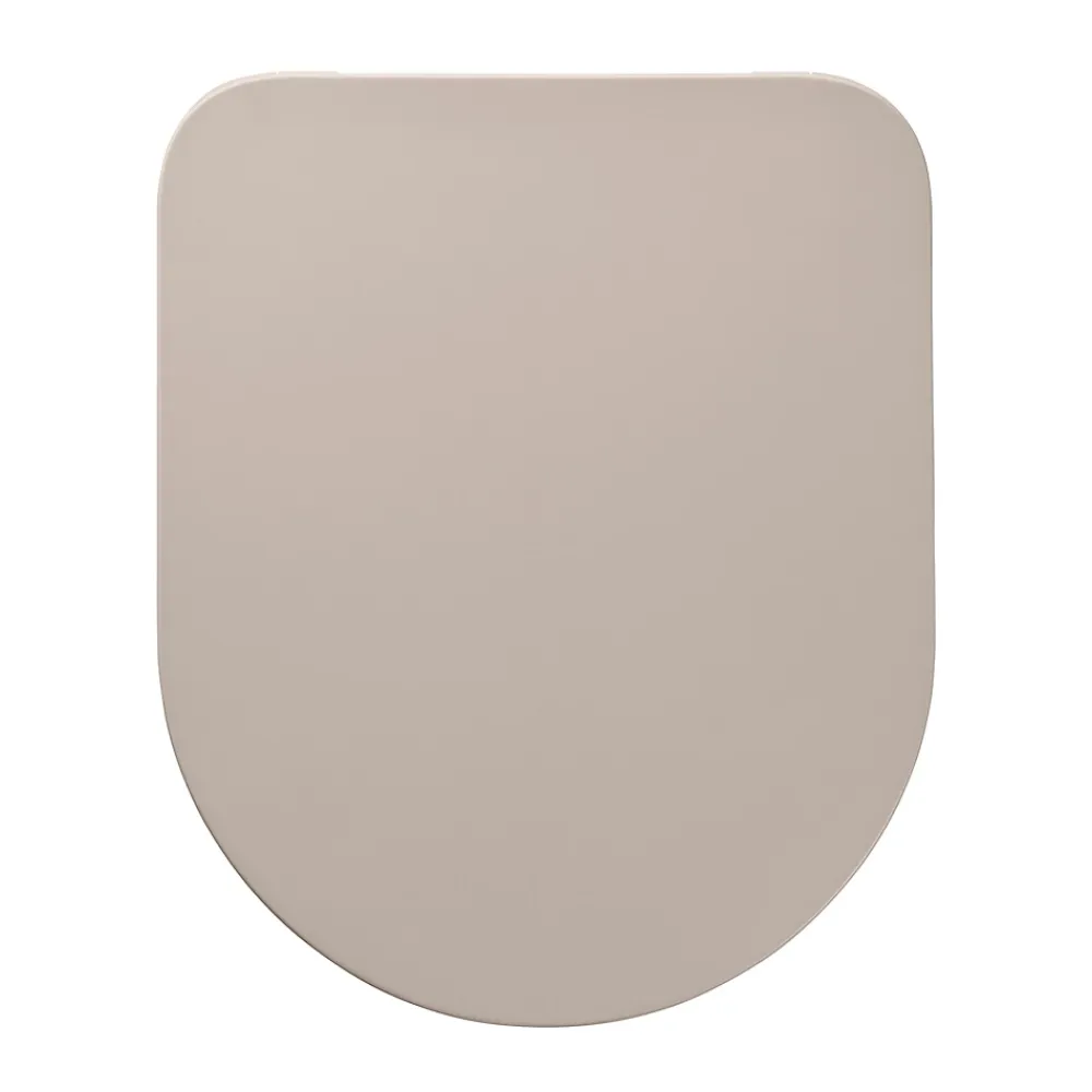 Abattant Wc|GoodHome Abattant WC duroplas Tanaro taupe